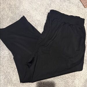 32 Degrees Black Drawstring Jogger Pants